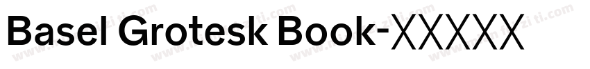 Basel Grotesk Book字体转换